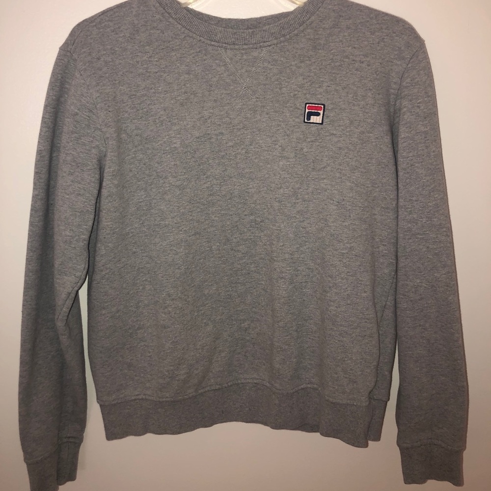 Gray Fila Crewneck